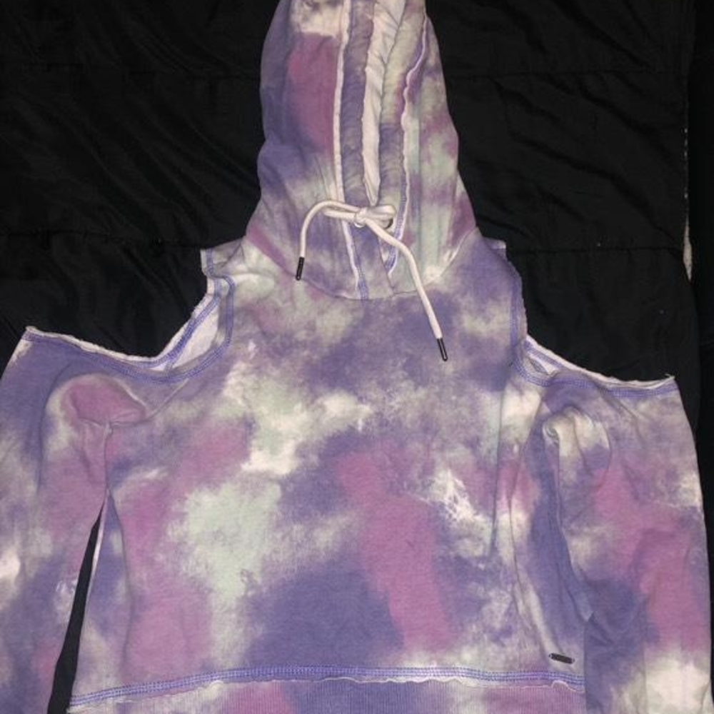 Hollister Tie-Dye Hoodie with Drawstring